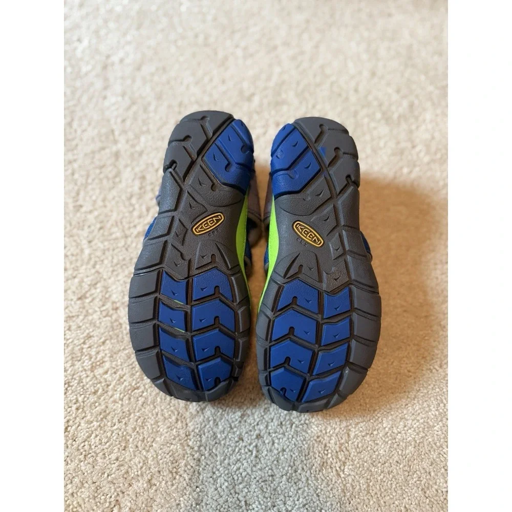 Keen Newport H2 Sandals Waterproof Sport Shoes‎ Blue Green Boys Big Kids Size 3